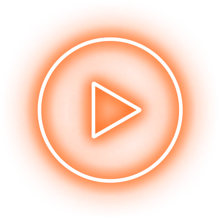 neon play button