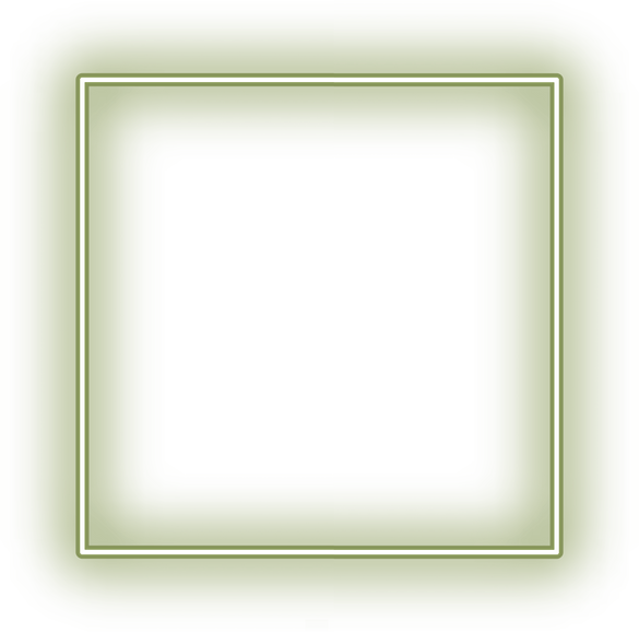 Green Square with Outer Glow